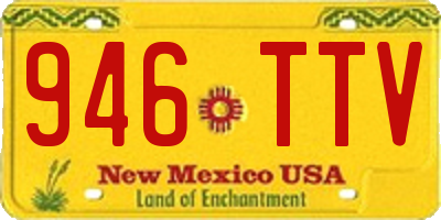 NM license plate 946TTV