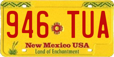 NM license plate 946TUA