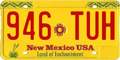 NM license plate 946TUH