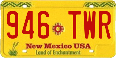 NM license plate 946TWR