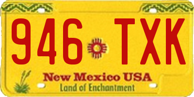 NM license plate 946TXK
