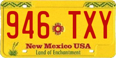 NM license plate 946TXY