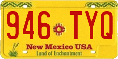 NM license plate 946TYQ