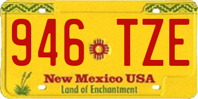 NM license plate 946TZE