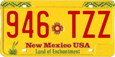 NM license plate 946TZZ