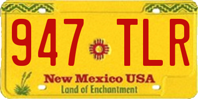 NM license plate 947TLR
