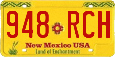 NM license plate 948RCH