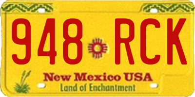 NM license plate 948RCK