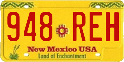 NM license plate 948REH