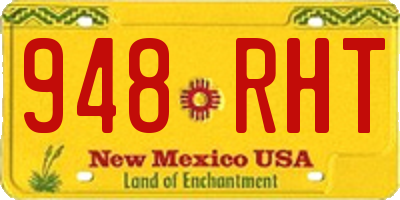 NM license plate 948RHT