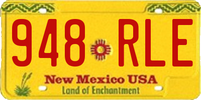 NM license plate 948RLE