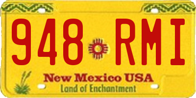 NM license plate 948RMI