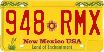 NM license plate 948RMX