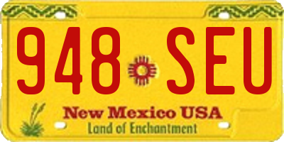 NM license plate 948SEU