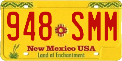 NM license plate 948SMM