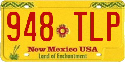 NM license plate 948TLP