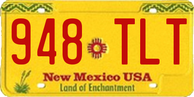 NM license plate 948TLT
