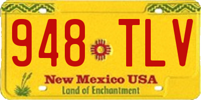 NM license plate 948TLV