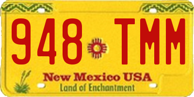 NM license plate 948TMM