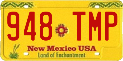 NM license plate 948TMP