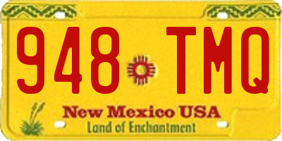 NM license plate 948TMQ