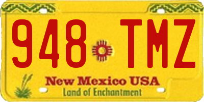 NM license plate 948TMZ