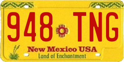NM license plate 948TNG