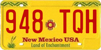 NM license plate 948TQH