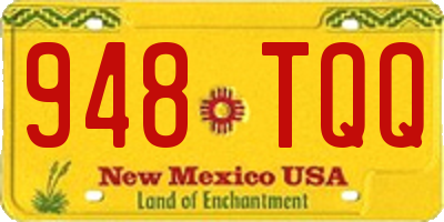 NM license plate 948TQQ