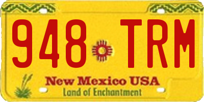 NM license plate 948TRM