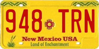 NM license plate 948TRN