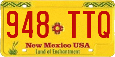NM license plate 948TTQ