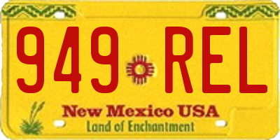 NM license plate 949REL