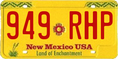 NM license plate 949RHP