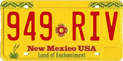 NM license plate 949RIV