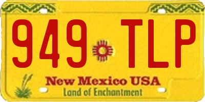 NM license plate 949TLP