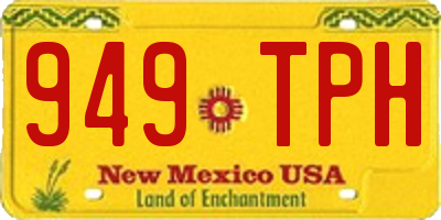 NM license plate 949TPH