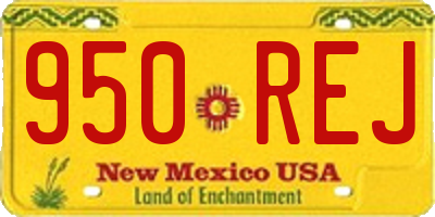 NM license plate 950REJ