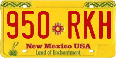 NM license plate 950RKH