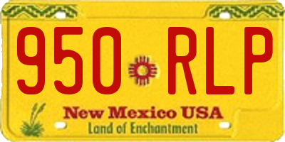 NM license plate 950RLP