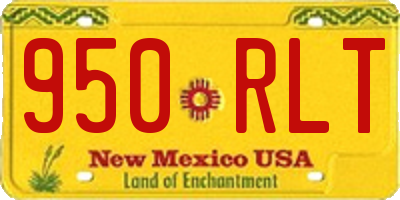NM license plate 950RLT