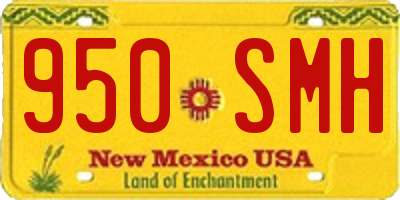 NM license plate 950SMH