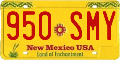 NM license plate 950SMY