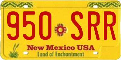 NM license plate 950SRR