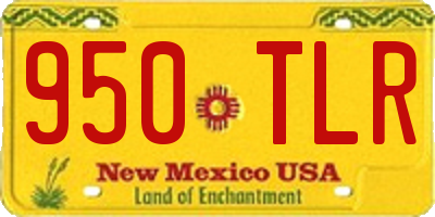 NM license plate 950TLR