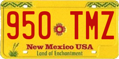 NM license plate 950TMZ