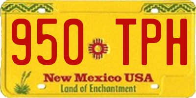 NM license plate 950TPH