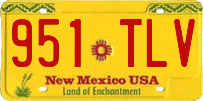 NM license plate 951TLV