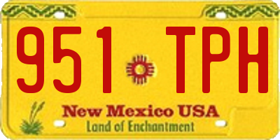 NM license plate 951TPH