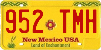 NM license plate 952TMH
